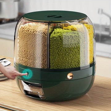 1pc Large Capacity Rotating Storage Container