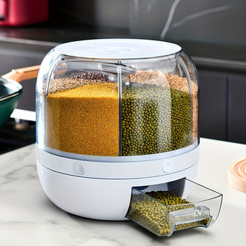1pc Large Capacity Rotating Storage Container