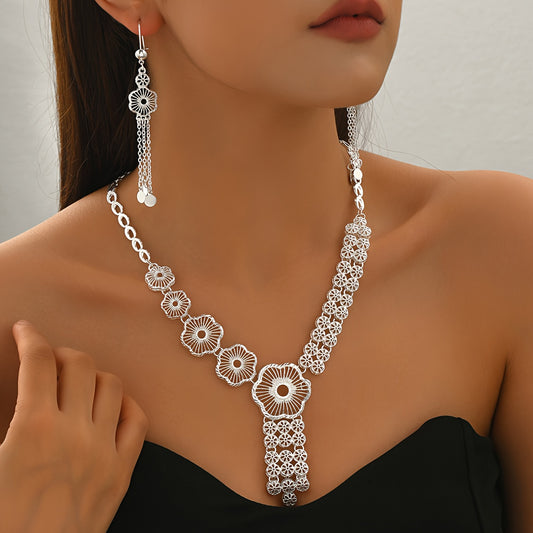 Luxurious Exaggerated Alloy Three-Piece Set