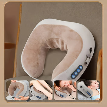 Electric U-shaped massage pillow designed specifically for the neck