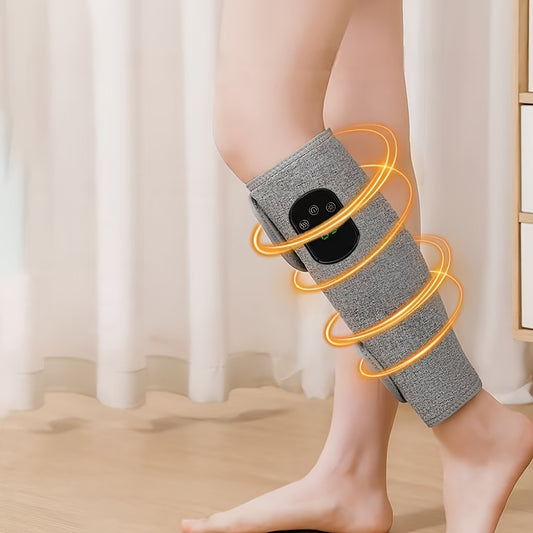 Rechargeable leg massager, suitable for calves, arms, LCD display