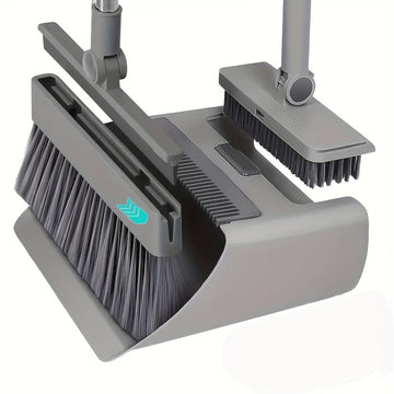 4-in-1 Long-Handled Mop with 3 Cleaning Mops