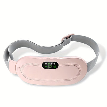 A Portable And Compact Heating And Vibration Massage Belt