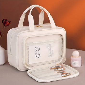 Large-Capacity Multi-Layer Cosmetic Bag