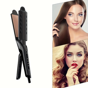 1pc steam hair straightener for curling hair