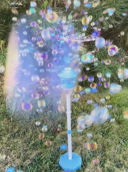 Bubble Stand Machine, Outdoor Tall Bubble Maker with Lights