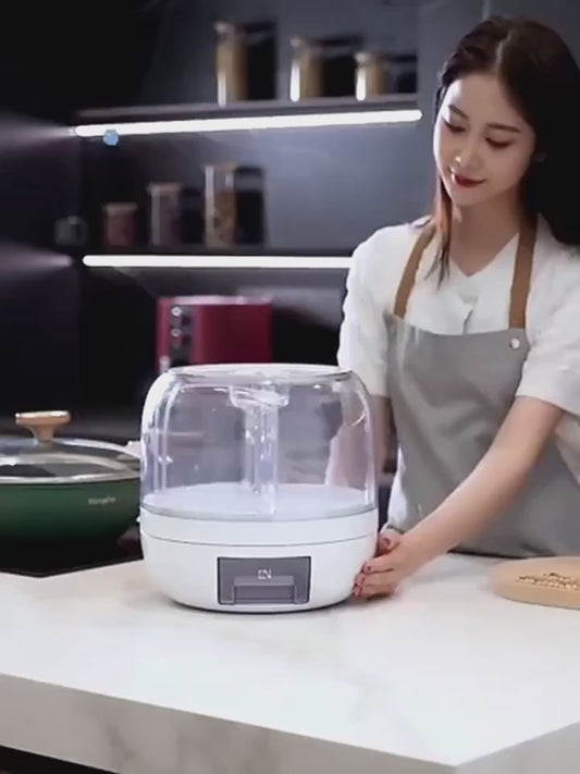 1pc Large Capacity Rotating Storage Container